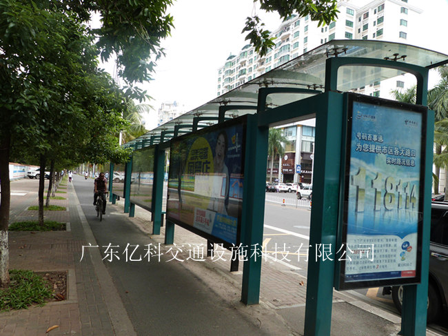 海口公交候车亭案例效果